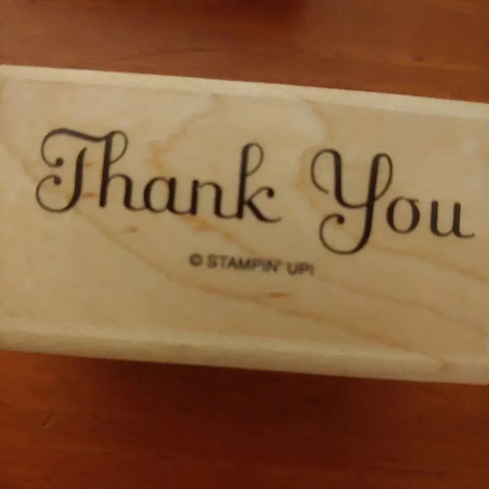 Stampin' UP! Thank you Stamp Set